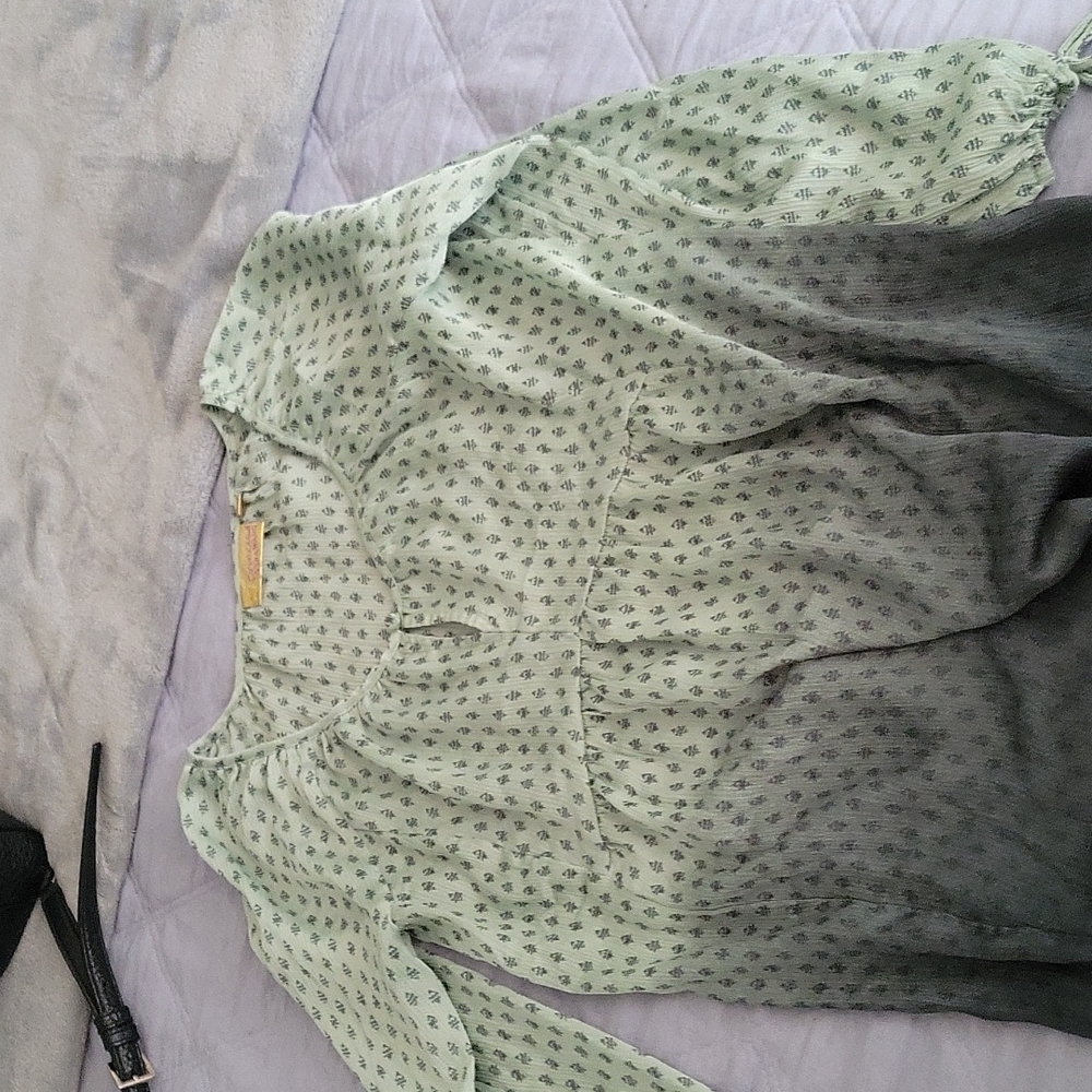 Teal Blouse